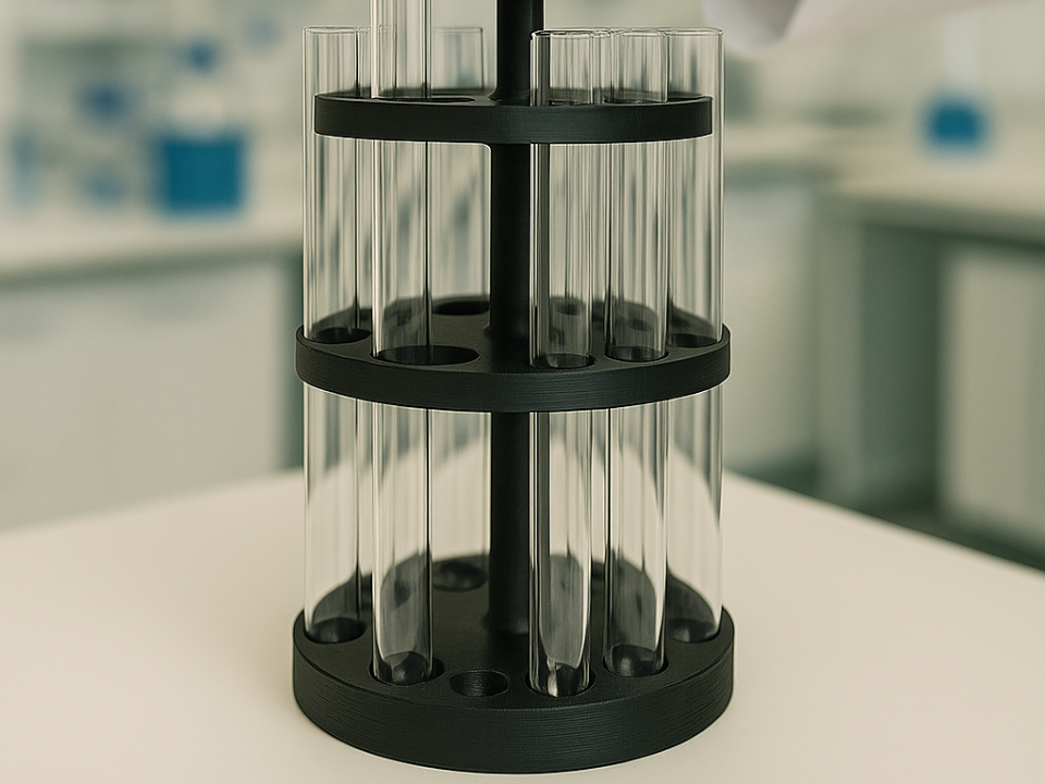 Portable 3D-Printed Test-Tube Rack for GPs