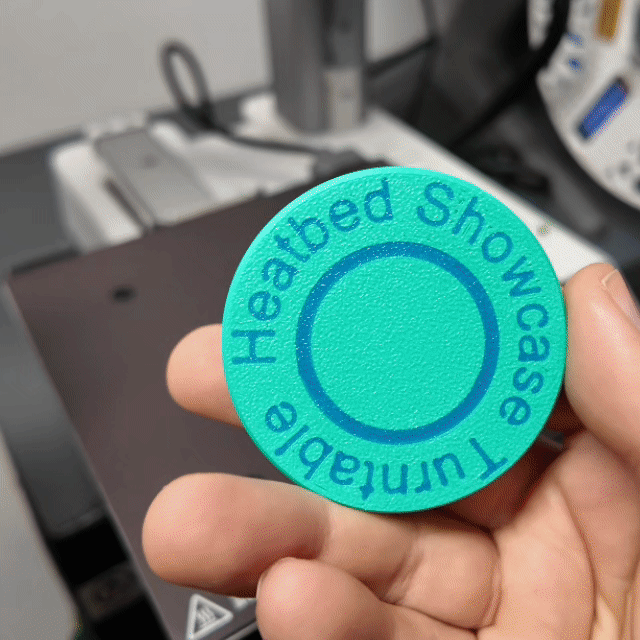 Printbed Showcase Turntable