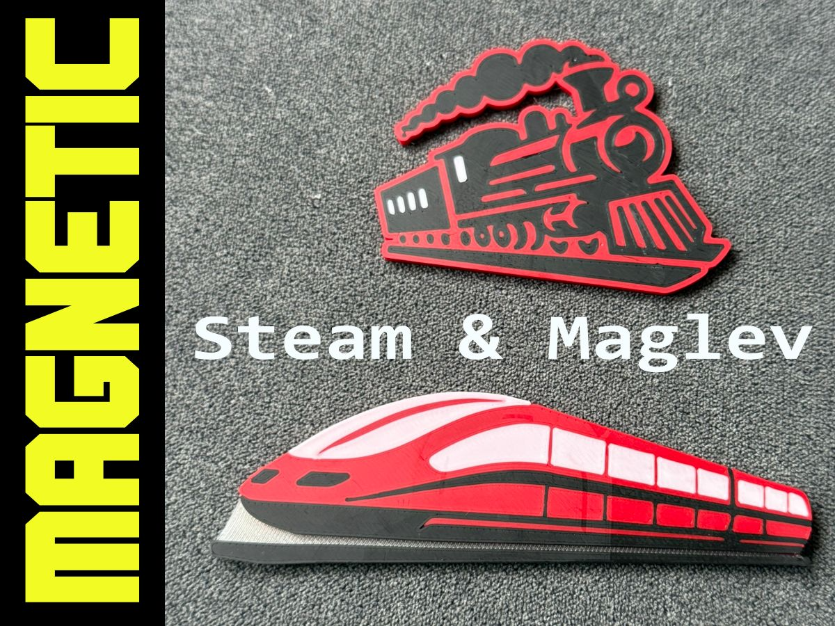 Maglev Train & Steam Locomotive | Magnetic