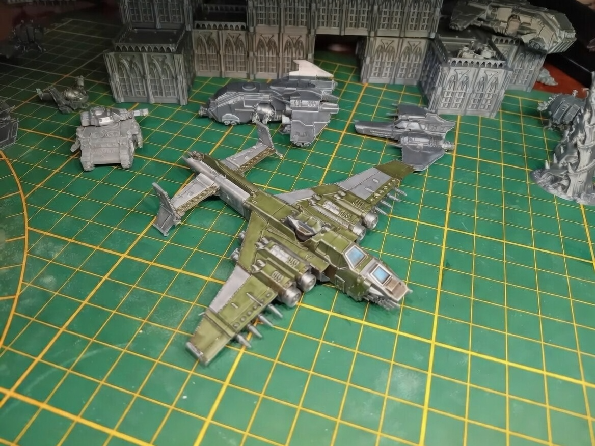 Epic Scale Flying Bomber Ground Attack Aircraft