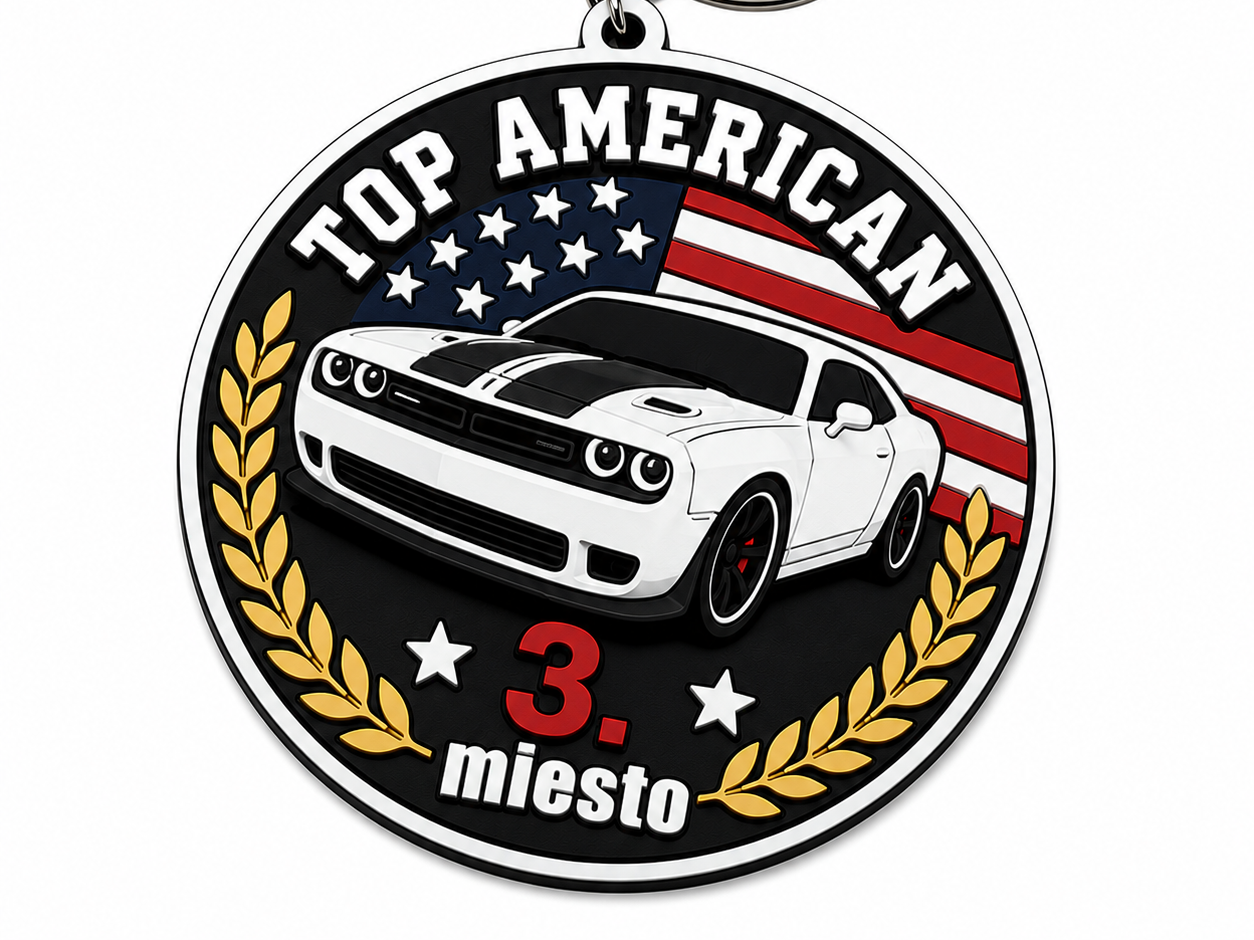 Top American Car Keychain