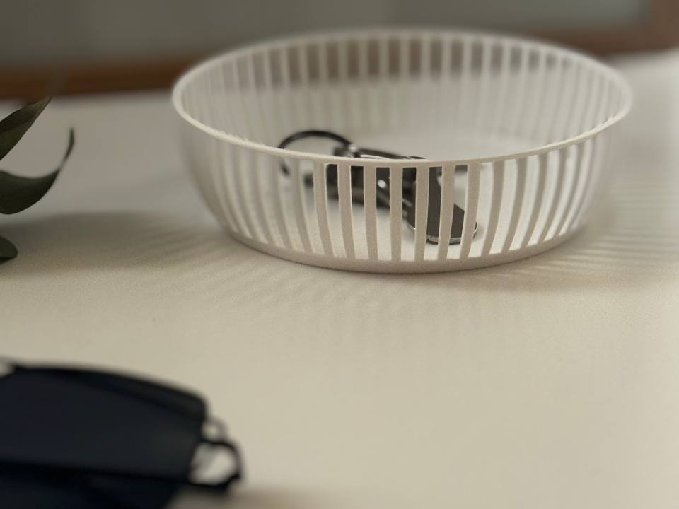 Striped bowl