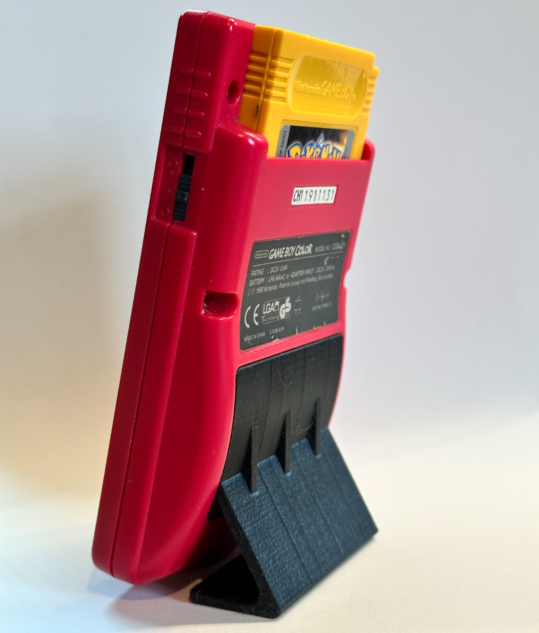 Gameboy battery cover stand