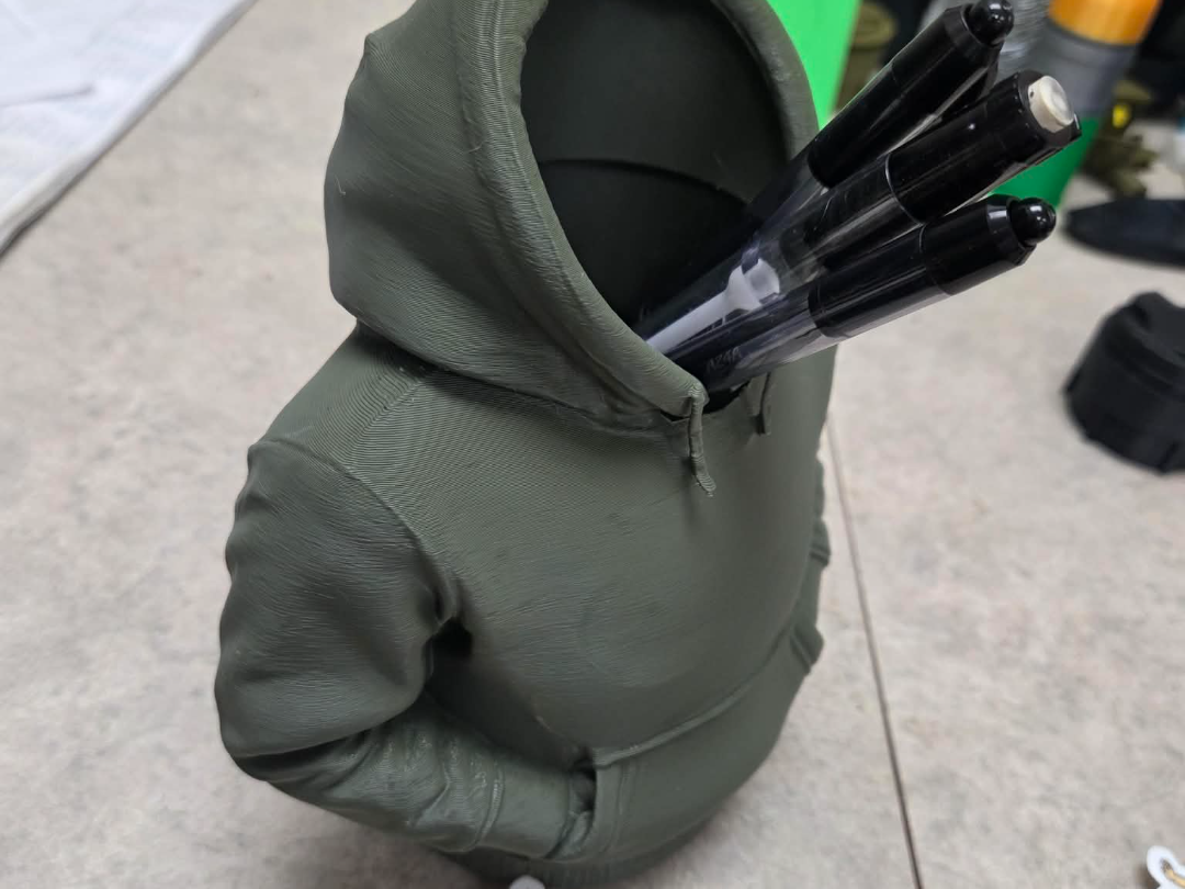 Hood Up, Pens Out — Thug Life Hoodie Pen Holder