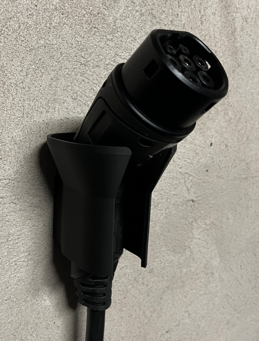 Electric Car Charging Plug Holder