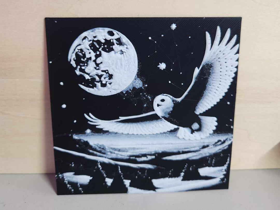 Hueforge - Snowy Owl