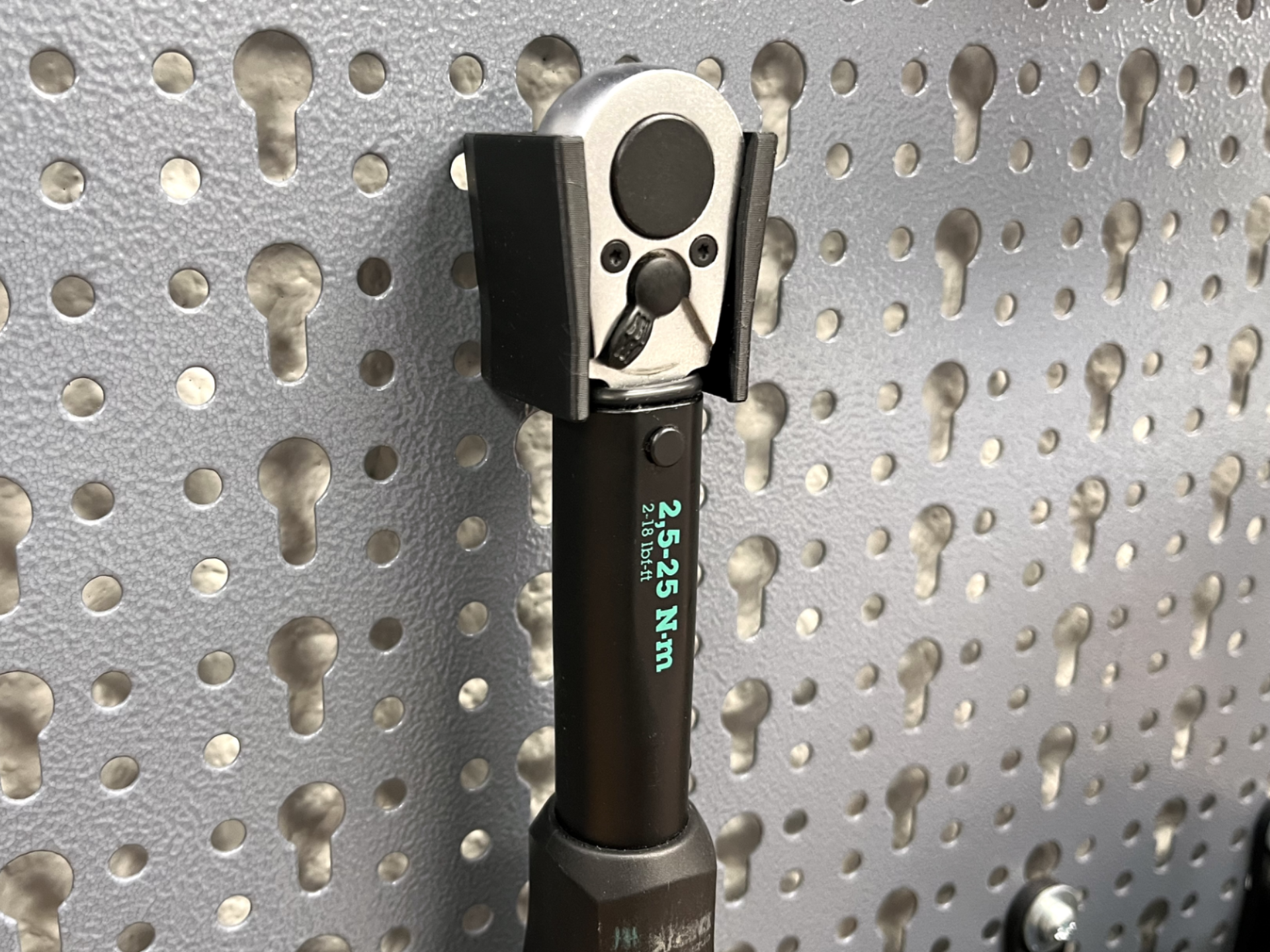 Wera Click-Torque A5 A6 holder for Kupper pegboard