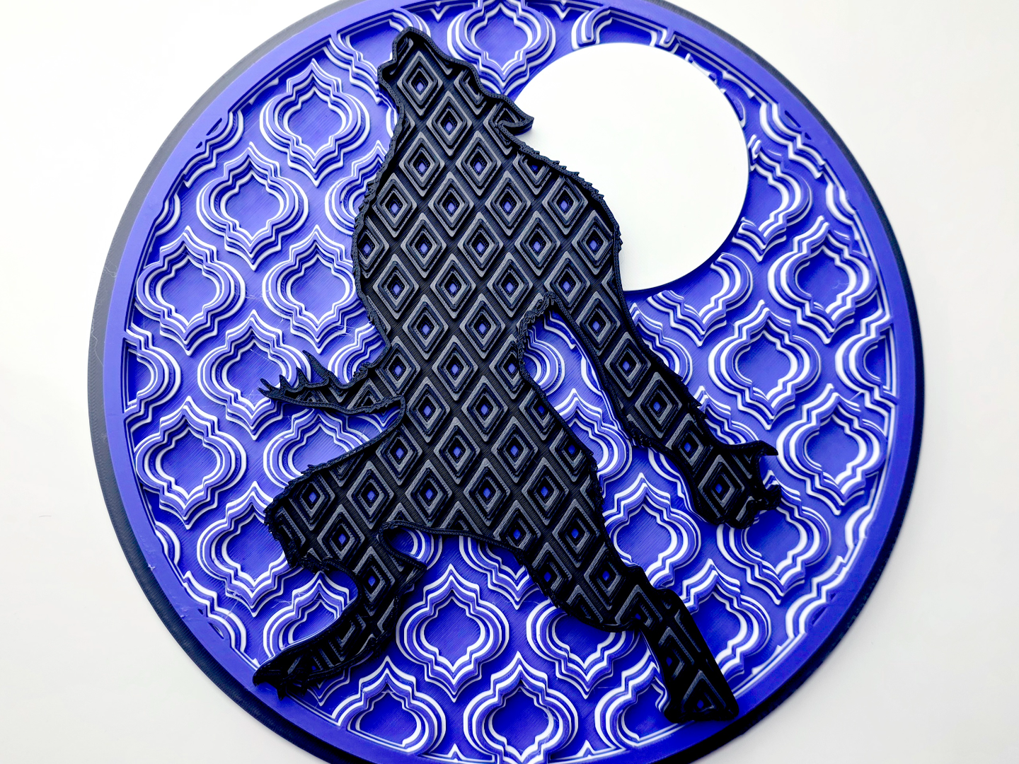 Halloween Werewolf Dimensional Mosaic