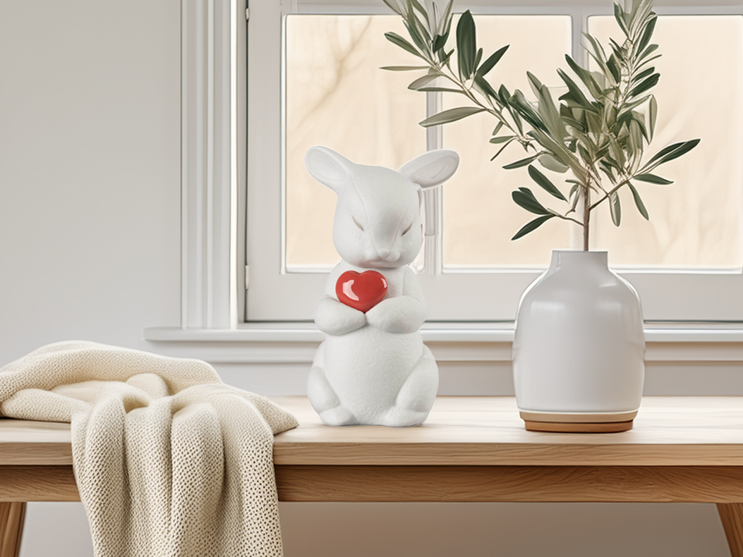 Cute Bunny Sculpture