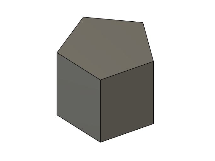pentagonal prism - basic shape