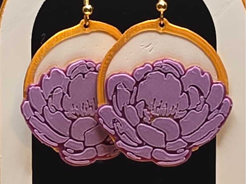 Peony Earrings
