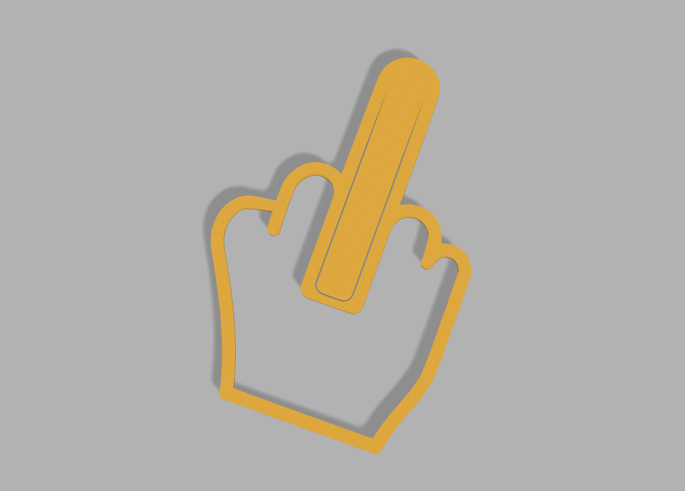 Clip middlefinger