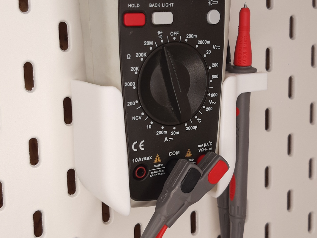 Skadis Multimeter Holder for Voltcraft VC155