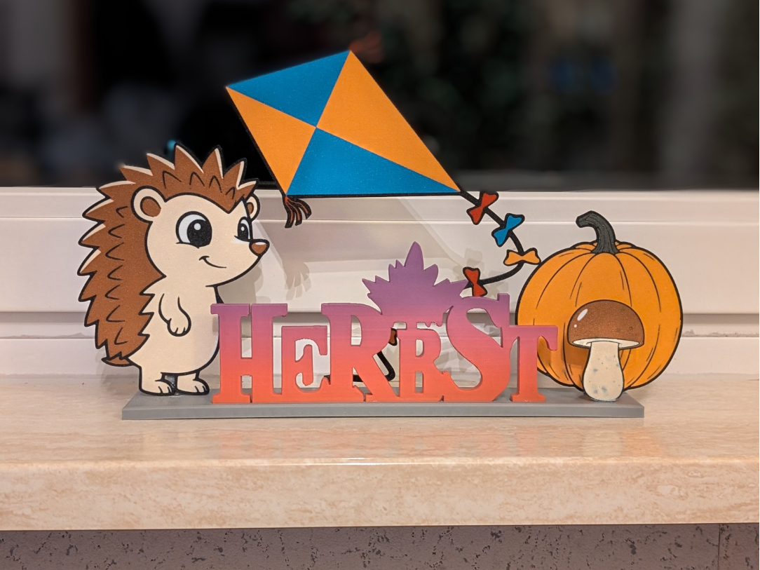 Niedliche Herbst Deko fürs Fensterbrett