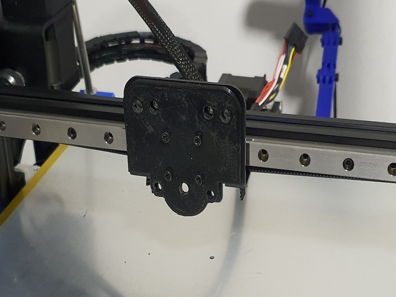 Geeetech A30 X MGN12H Linear rail mod