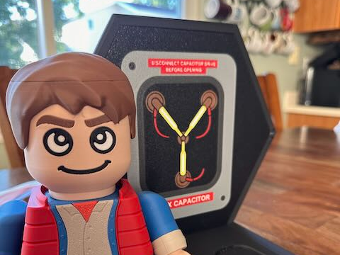 Marty McFly Chunkable Display and Background