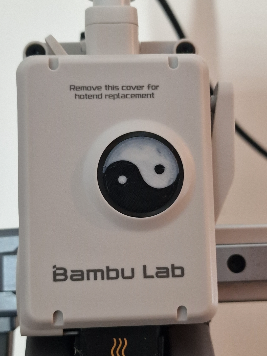 Yin and Yang - A1 Extruder decor