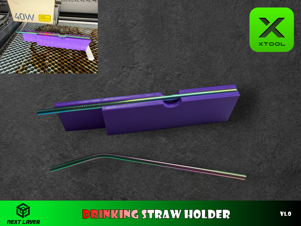 XTool - drinking straw holder