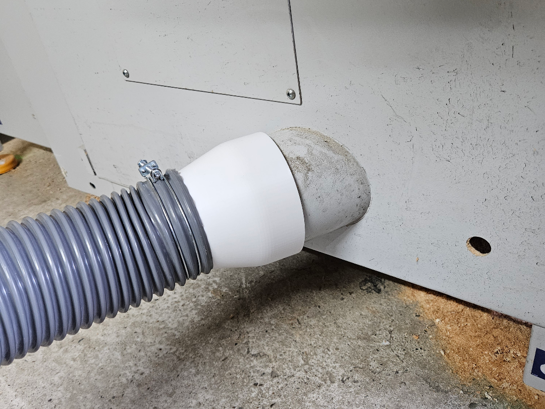 Reduzierkupplung für Absaugschläuche 120 zu 100 mm