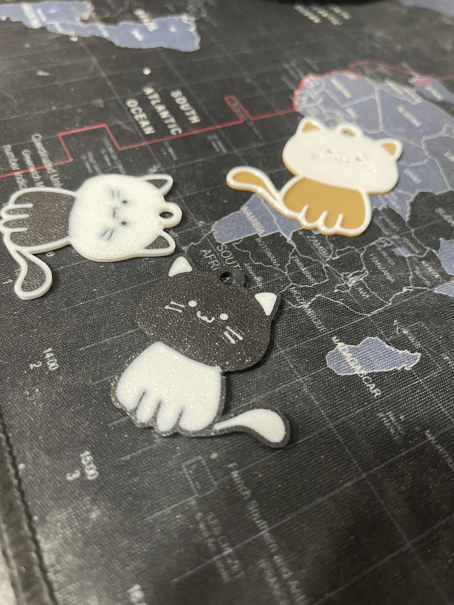 Cat keychain