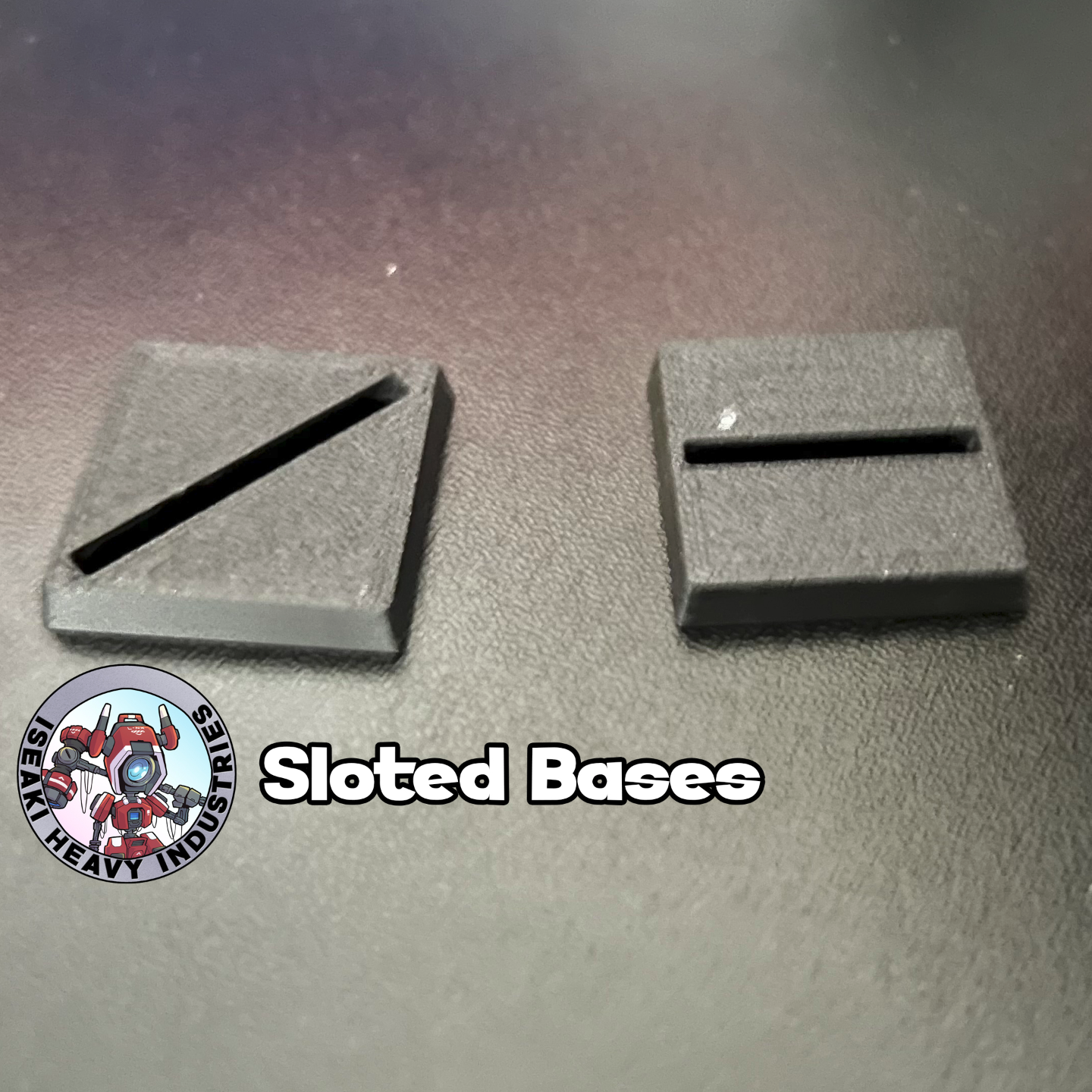 Sloted Square Bases 25mm & 30mm