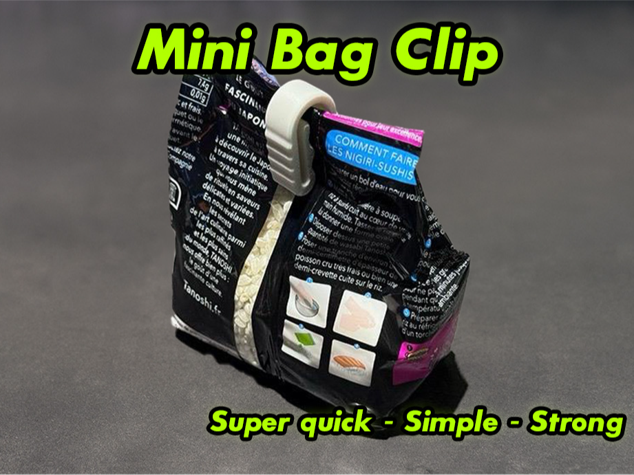 mini bag clip - Strong & Fast