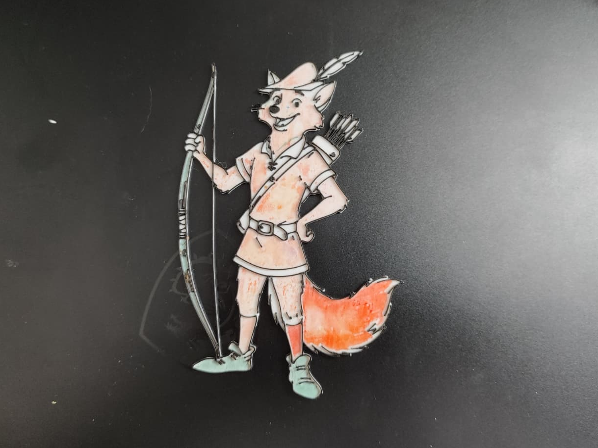 Robin Hood Coloring Figure - Disney Fox Archer