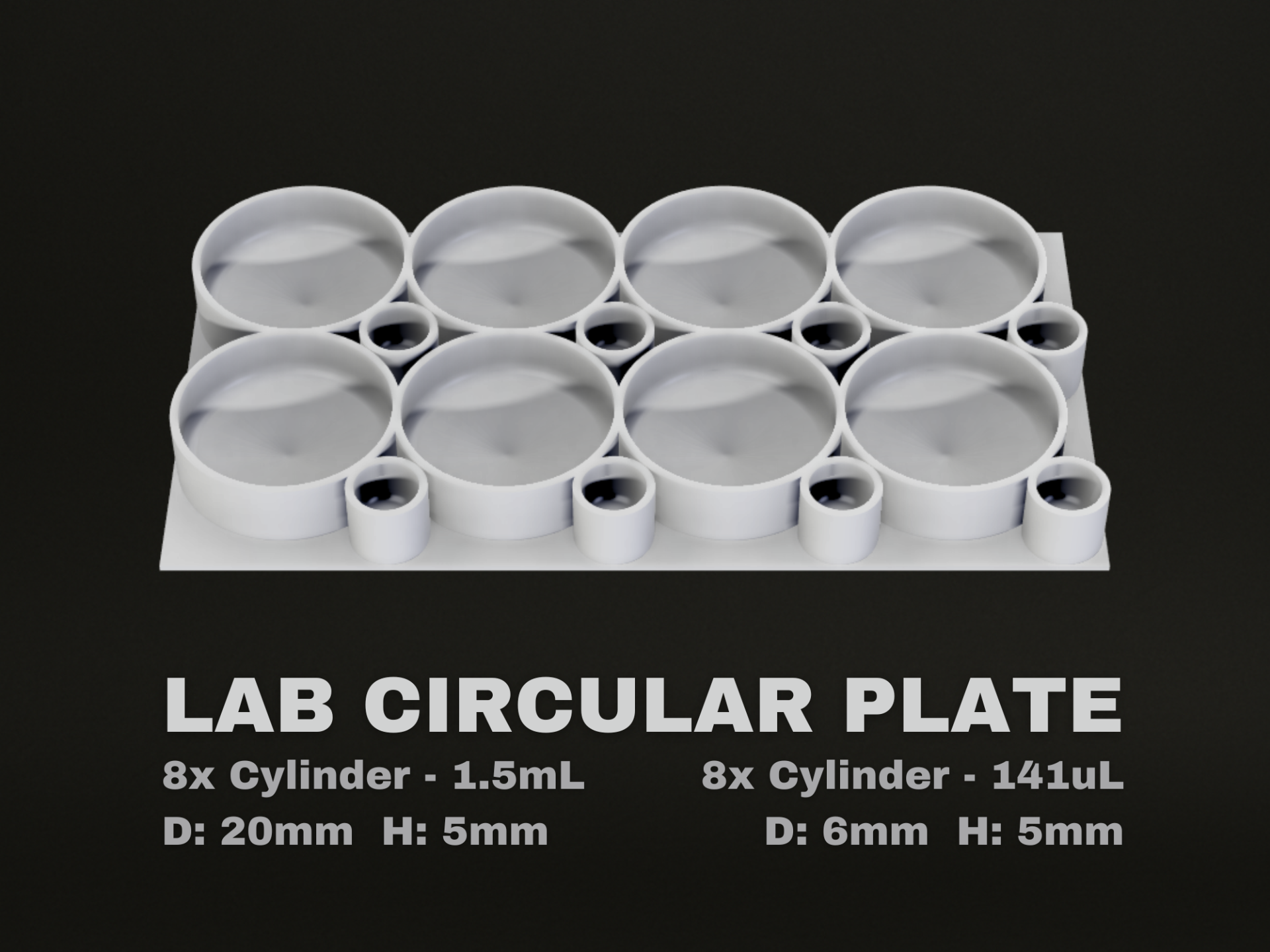 Lab Circular Plate (1.5mL)