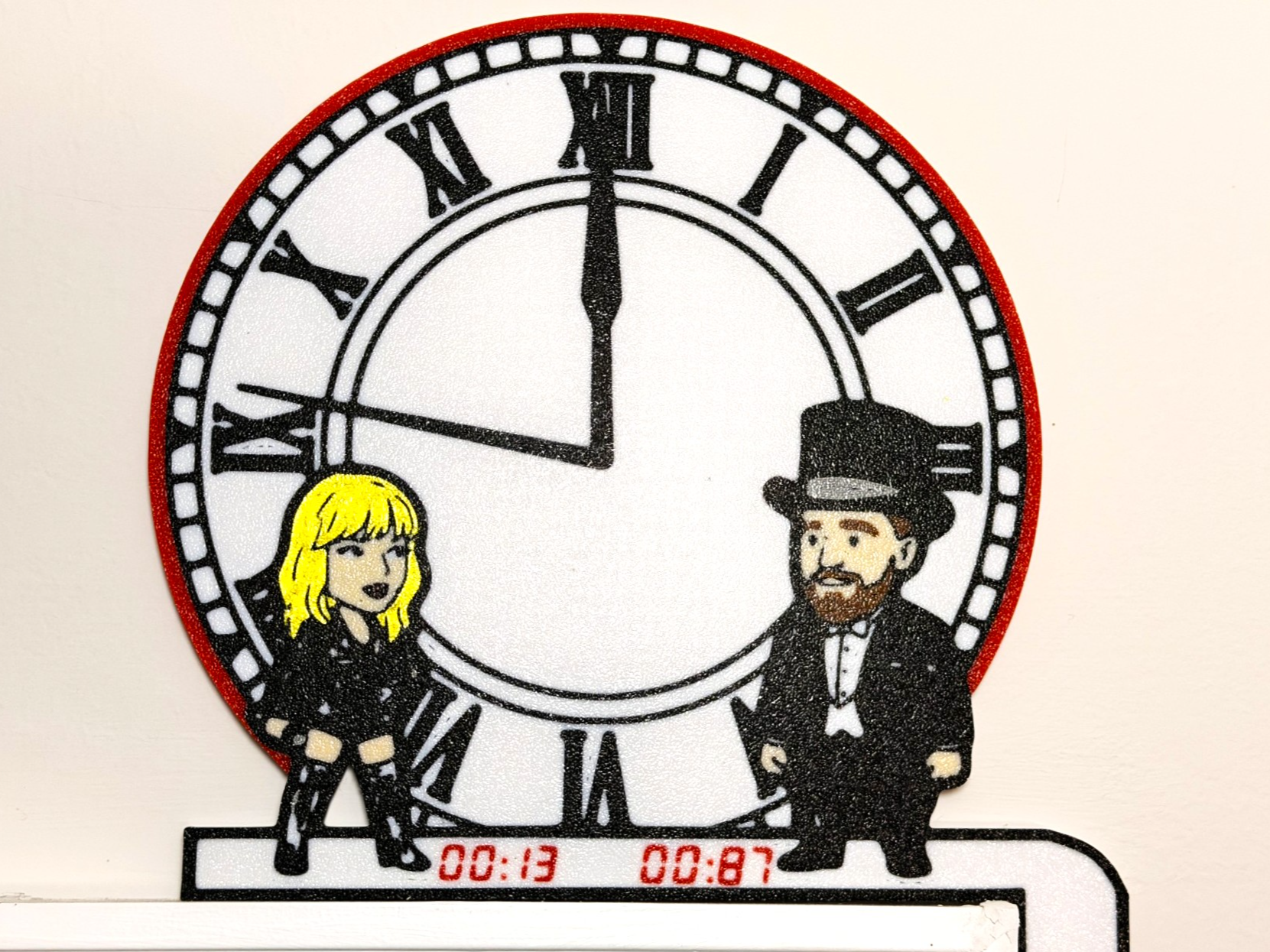 Taylor Swift & Travis Kelce-Inspired Door Corner