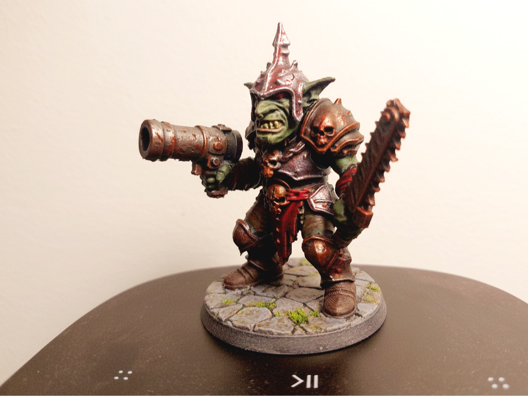 Goblin Commando with Blunderbuss & Chainsaw