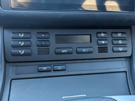 BMW E46 2-DIN Climate Control Relocation Mount