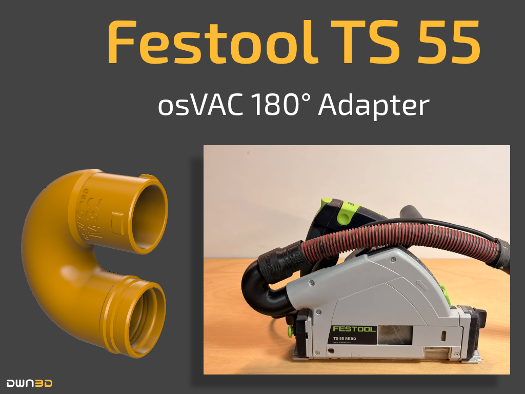 180° osVAC Adapter für Festool TS55 Kreissäge