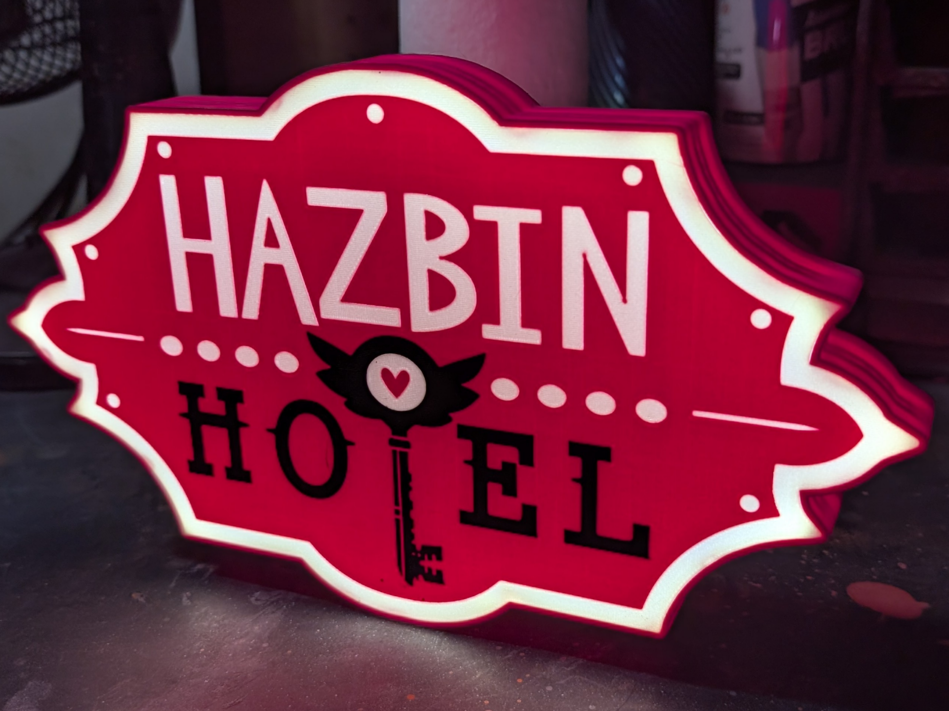 Hazbin Hotel Light Box