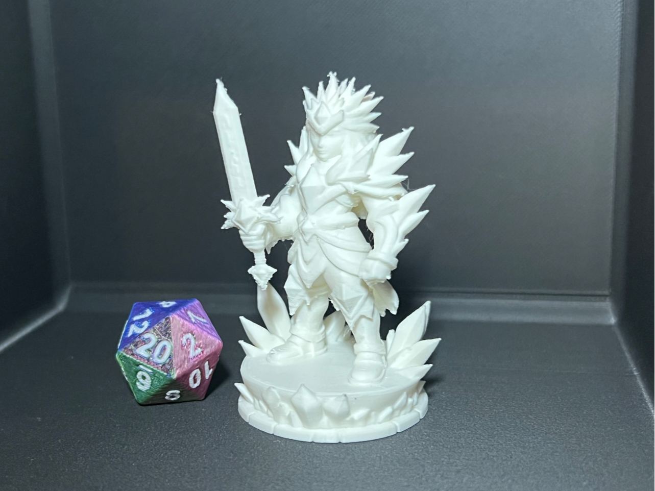 D&D-Eis-Element- Kriegerin