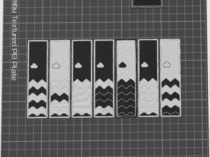 Mountain Wave Bookmark