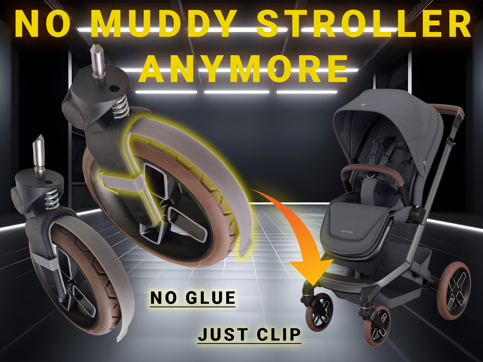 Maxi Cosi Fame Stroller Mudflap | Clip and Go