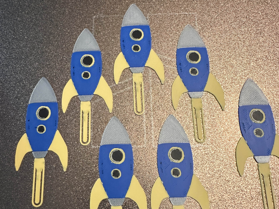 Spaceship Cupcake Toppers