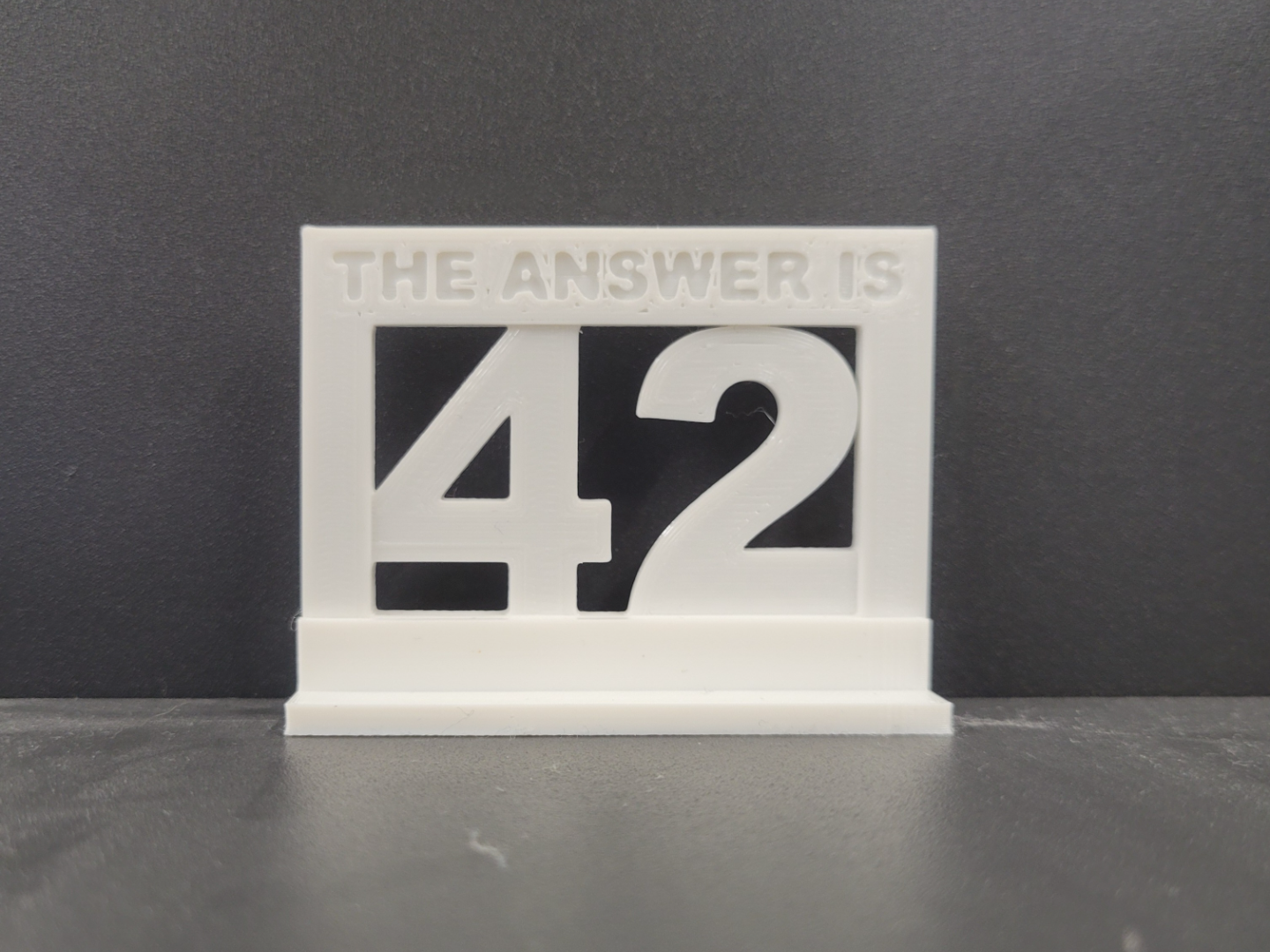 The Answer Is 42