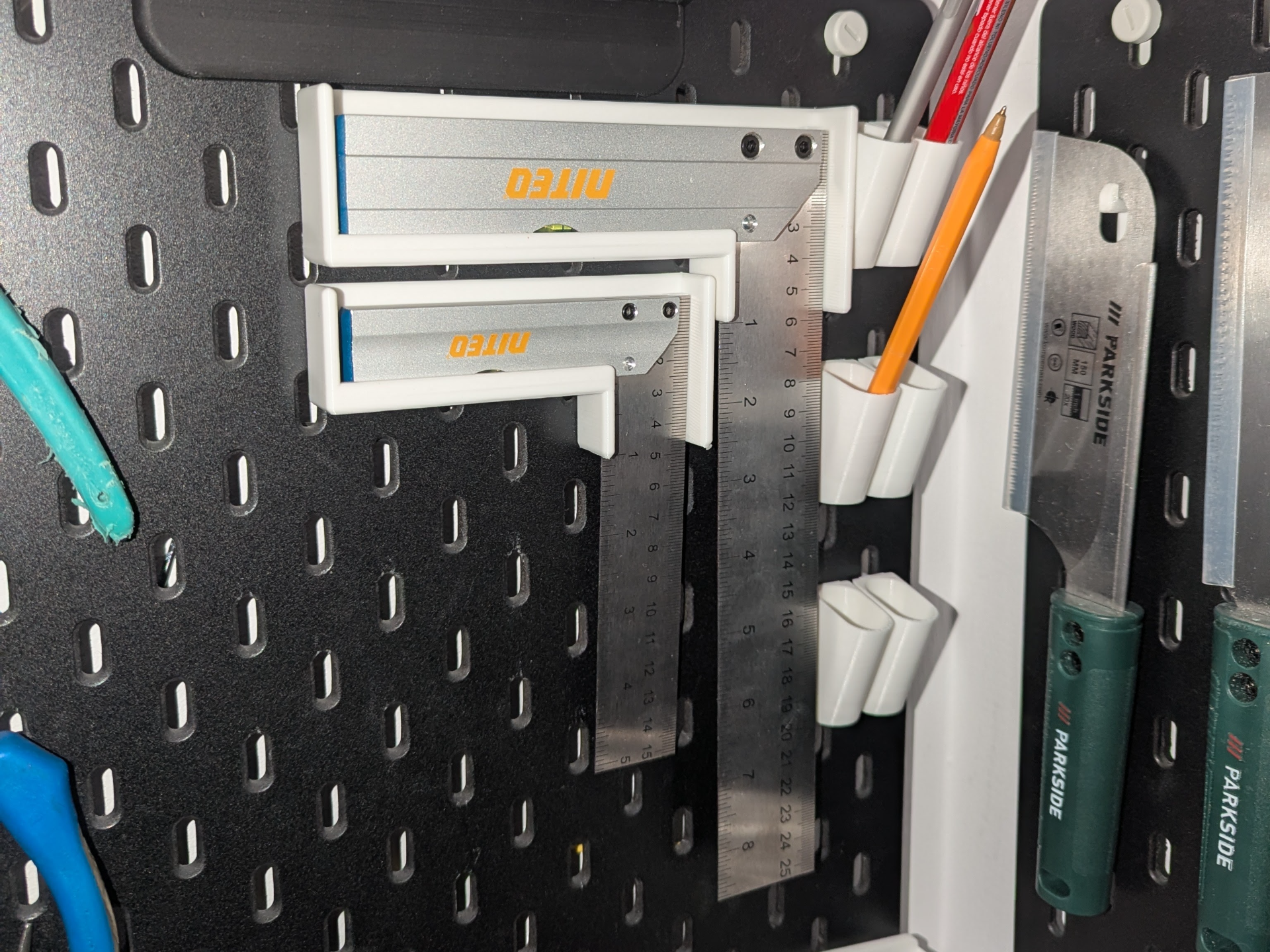 IKEA SKADIS - 15cm and 25cm square tool mount