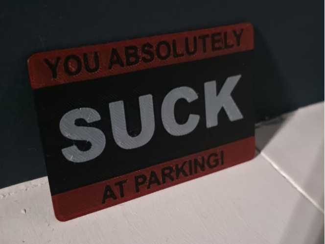 Parking card