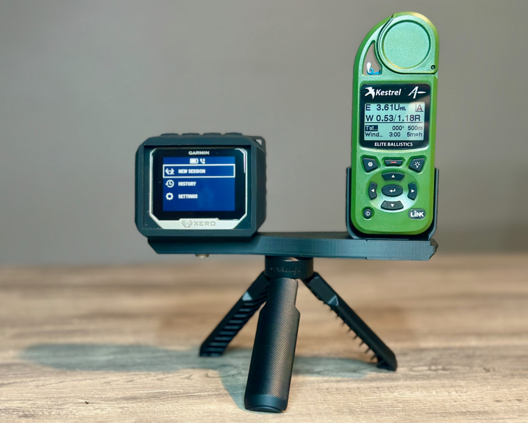 Garmin C1 Xero / Kestrel 5700 Tripod mount