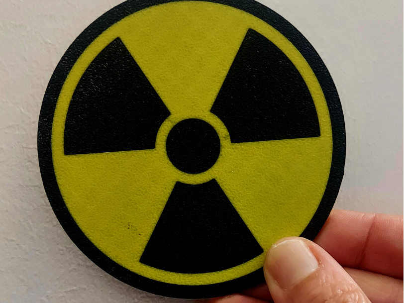 Radioactive coaster