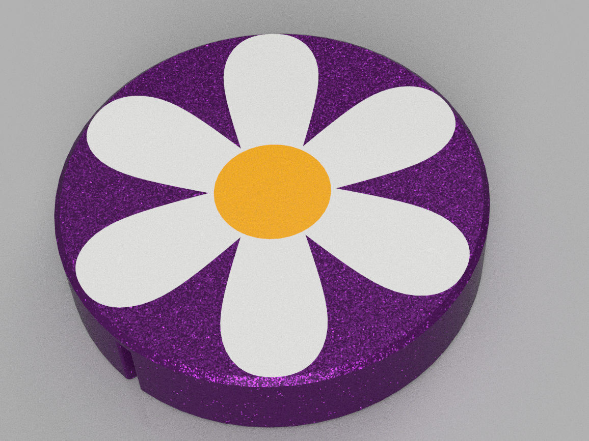 Libre2 sensor cover with flower