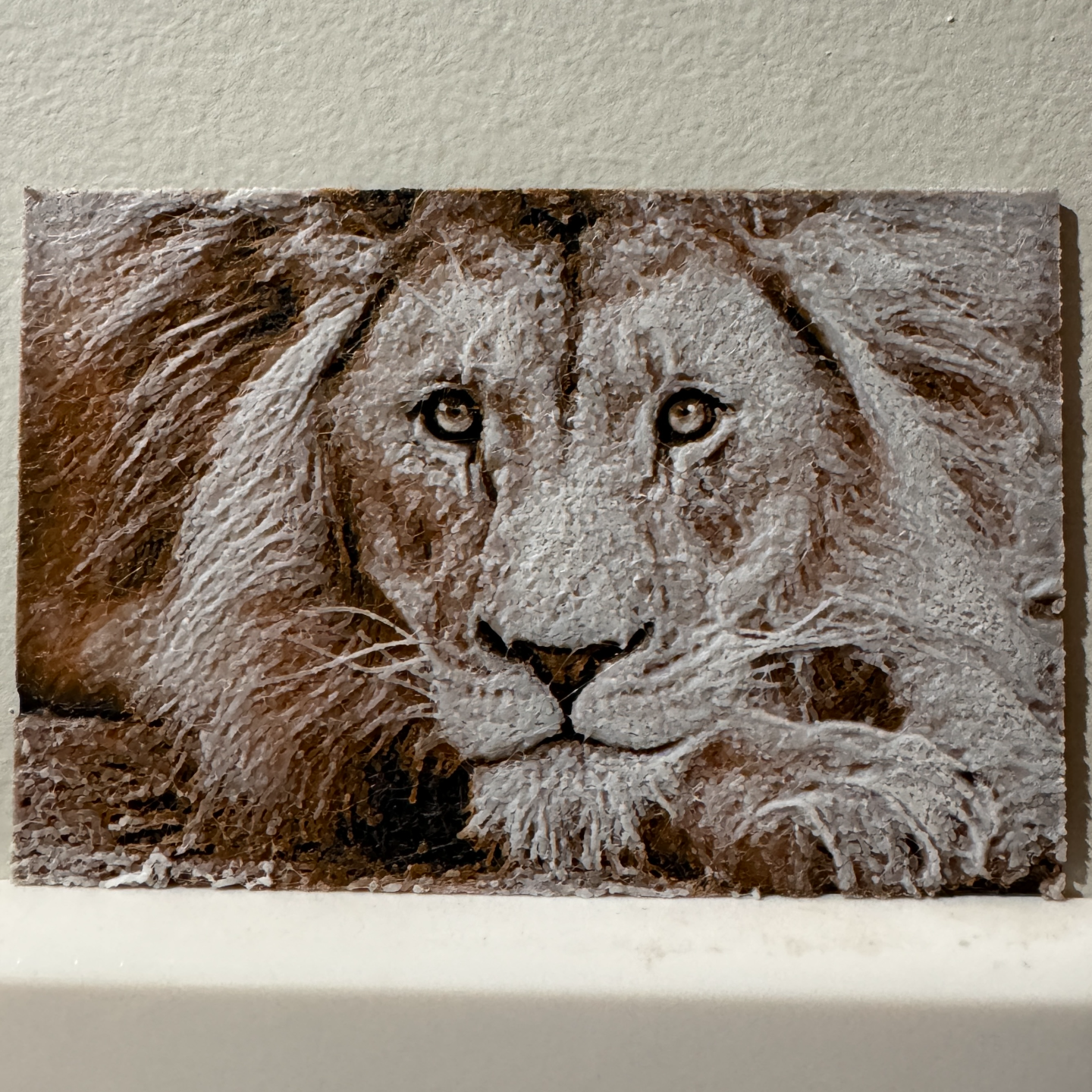 Lion (Realism) - Hueforge Print