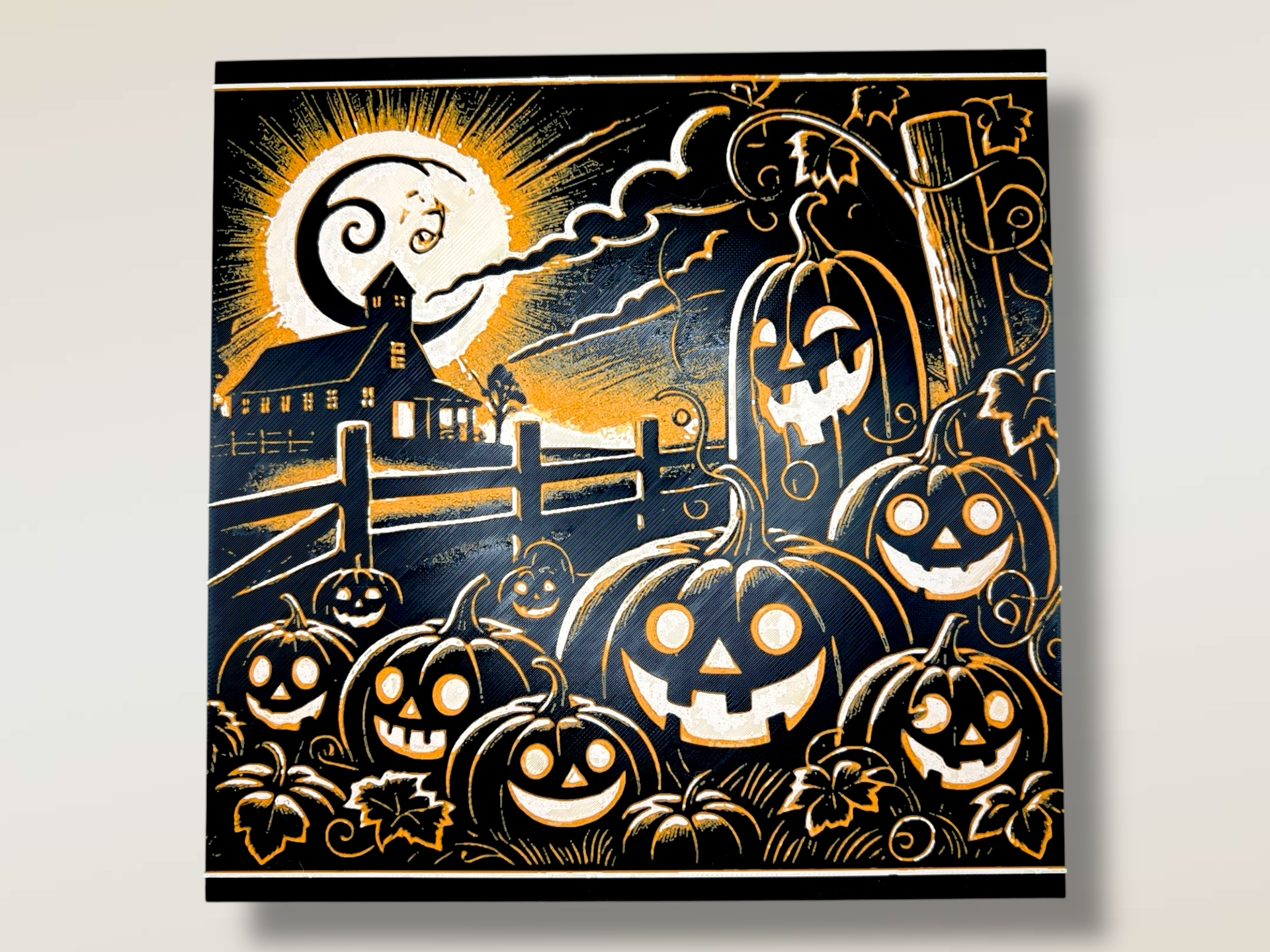 “Harvest Moon Mischief” – Pumpkin Patch 1 Hueforge