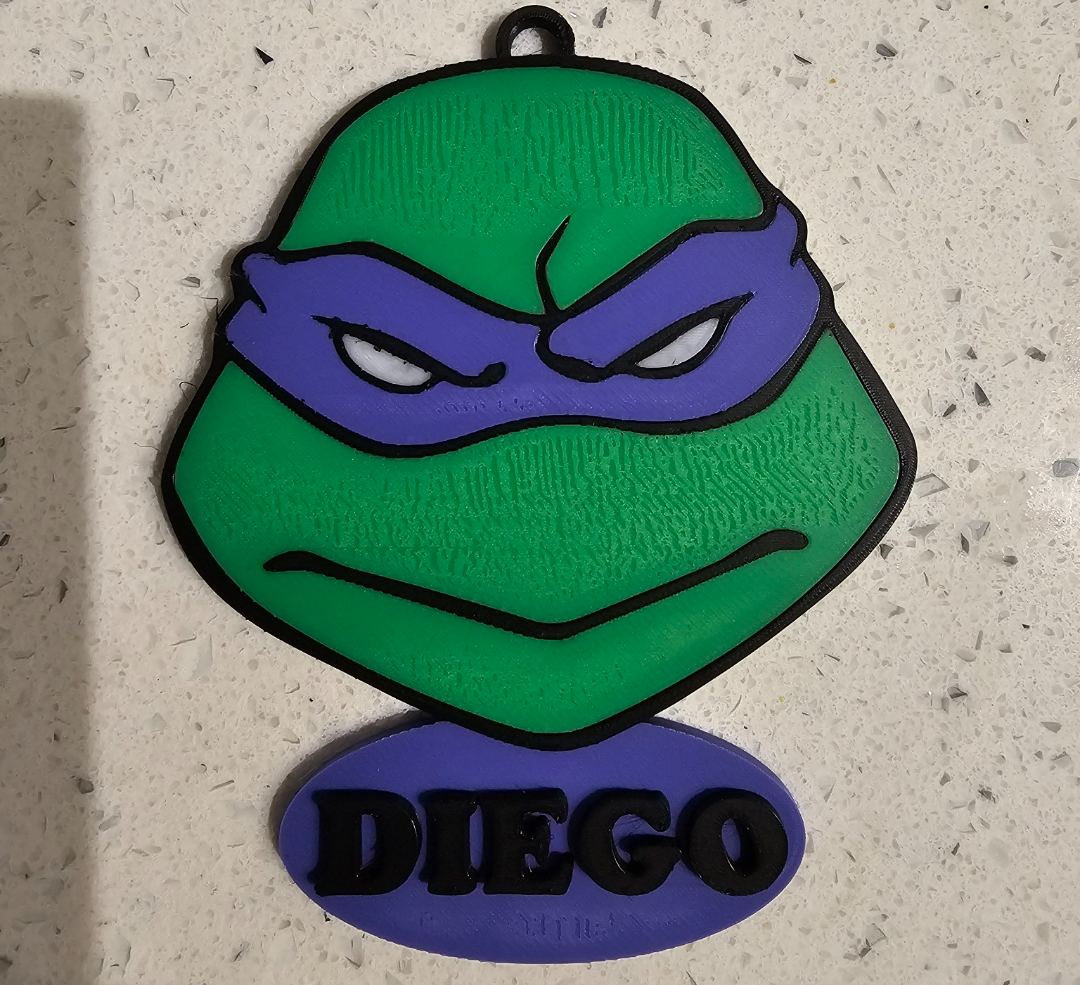 Customizable Ninja Turtle Ornament