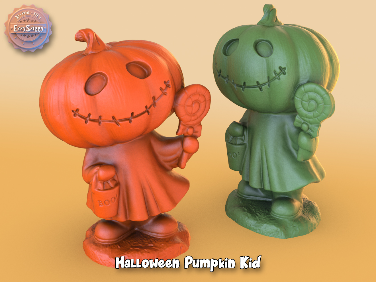 halloween Pumpkin Kid
