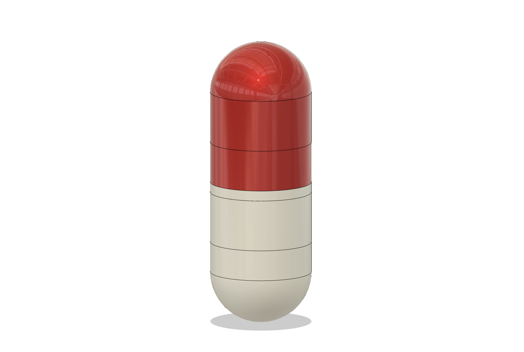 PILL-SHAPED MEDICINE HOLDER