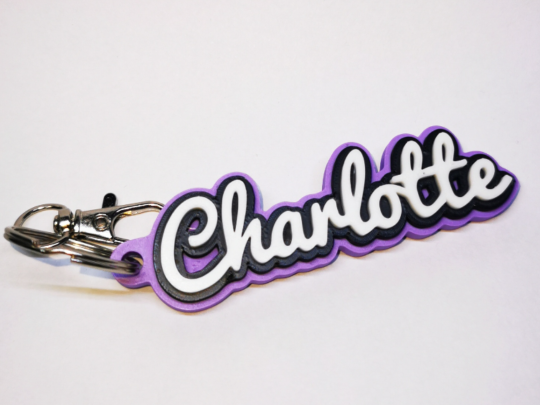 Portachiavi personalizzato Charlotte