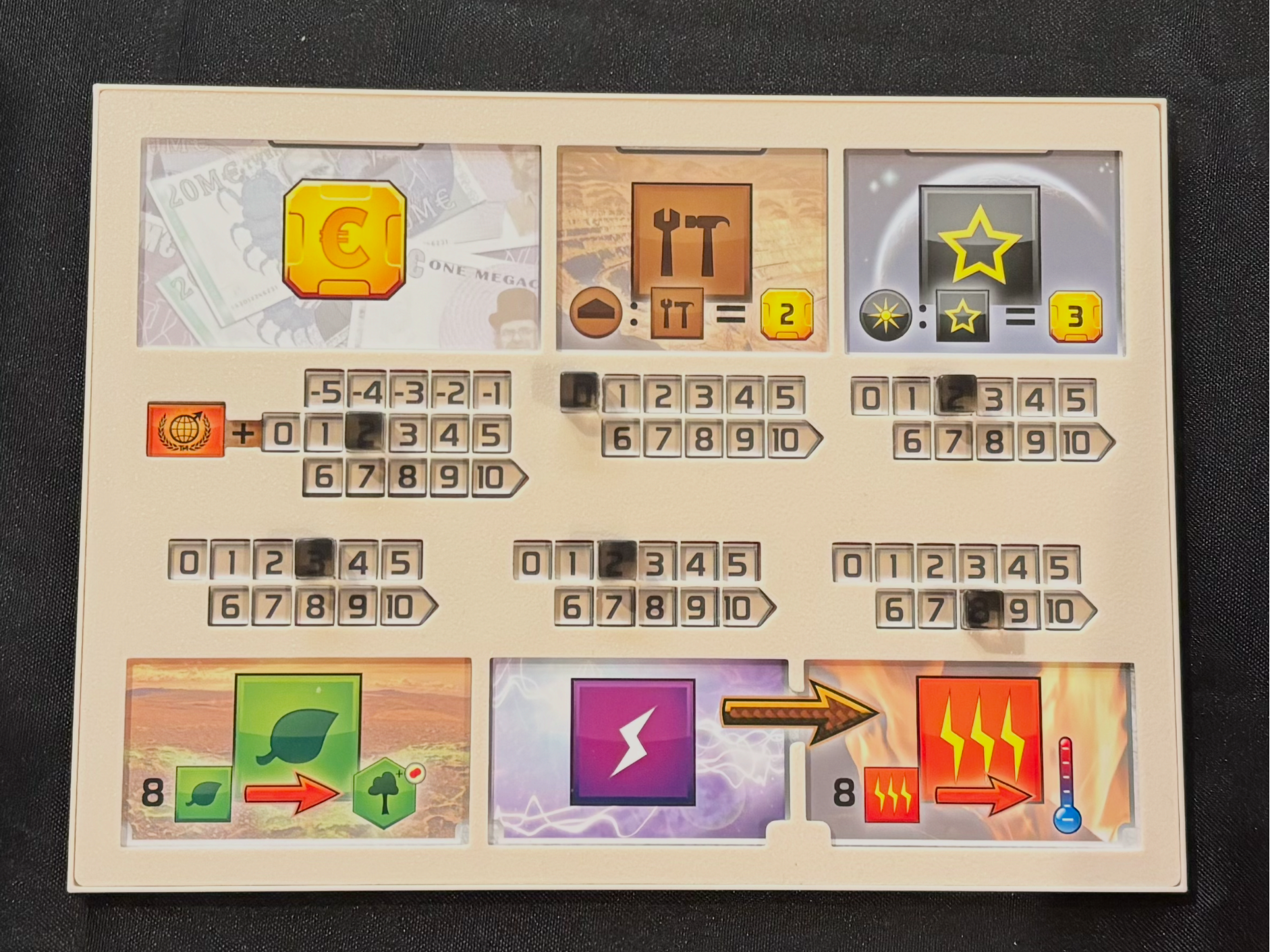 Terraforming Mars Player Board Overlay
